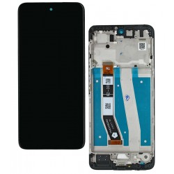 Дисплей для Motorola Moto G14 PAYF0010IN, черный, с рамкой, Original (PRC), 1540458362