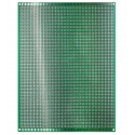 Макетная плата 150 x 200 мм двухсторонняя, луженая, толщина 1,5 мм, шаг 2,54 мм, зеленая маска, текстолит,