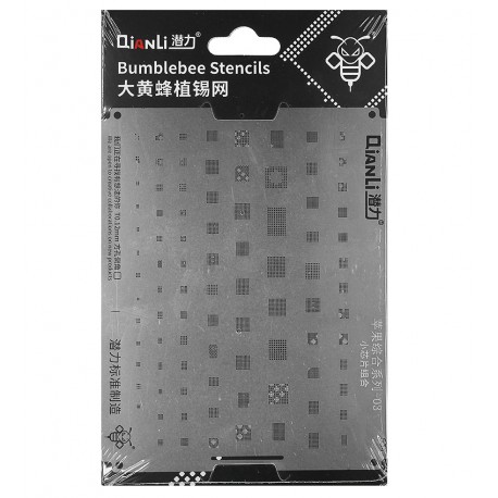 BGA-трафарет QianLi QS534 iPhone Universal 03 (набір дрібних чіпів) BGA-трафарет QianLi QS534 iPhone Universal 03 (набір дрібних чіпів)