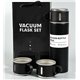 Термос Vacuum Flask Set ART-0577 с 3 чашками, 500ml (Черный)