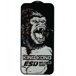Защитное стекло для Apple iPhone 15 Pro Max, King Kong ESD Anti-Static, чёрное Защитное стекло для Apple iPhone 15 Pro Max, King Kong ESD Anti-Static, чёрное