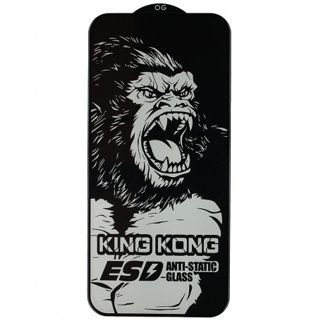 Захисне скло для Apple iPhone 15 Pro Max, King Kong ESD Anti-Static, чорне