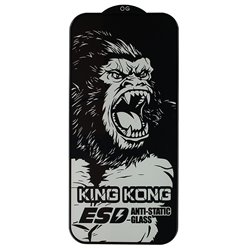 Захисне скло для Apple iPhone 16, King Kong ESD Anti-Static, чорне