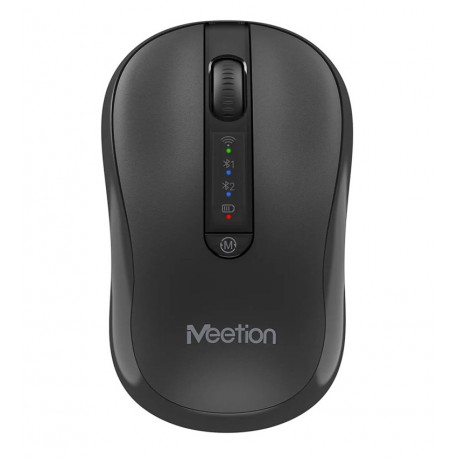 Мишка Meetion BTM185 бездротова 2.4G+Bluetooth AA 3200dpi (Чорна)