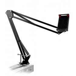 Тримач стійка-пантограф NB-35 для телефону і планшета зі струбциною (Чорний)
