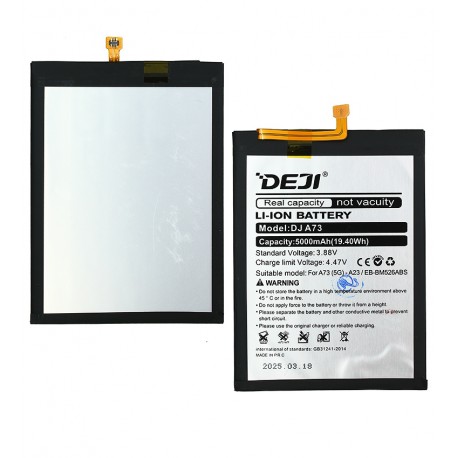 Аккумулятор Deji EB-BM526ABS для Samsung A235 Galaxy A23, A736 Galaxy A73 5G, M236B Galaxy M23, M336B Galaxy M33, M526 Galaxy M52, M536 Galaxy M53, ...
