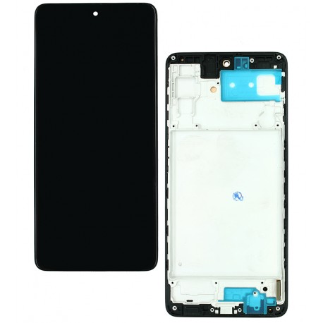 Дисплей Samsung M515 Galaxy M51, M515F Galaxy M51, чорний, з рамкою, China quality, (TFT)