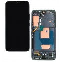 Дисплей для Samsung S901 Galaxy S22 5G, черный, с рамкой, High quality, (TFT)