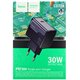 Зарядний пристрій Hoco CS72A, Type-C PD30Вт, опівнічний чорний Зарядний пристрій Hoco CS72A, Type-C PD30Вт, опівнічний чорний