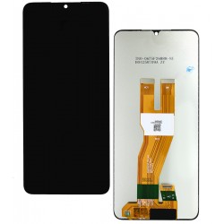 Дисплей для Samsung A055 Galaxy A05, черный, без рамки, оригинал (переклеенное стекло)