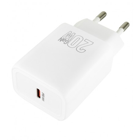 Зарядное устройство Hoco N60, Type-C PD20Вт, белое