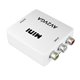 Перехідник конвертер MINI, AV в VGA (гн.AV (IN)- VGA (OUT)), білий Перехідник конвертер MINI, AV в VGA (гн.AV (IN)- VGA (OUT)), білий