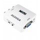 Перехідник конвертер MINI, AV в VGA (гн.AV (IN)- VGA (OUT)), білий Перехідник конвертер MINI, AV в VGA (гн.AV (IN)- VGA (OUT)), білий