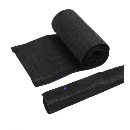 Кабельний рукав на липучці SP-MST-20 текстильний обгортковий ЧОРНИЙ [1 м]