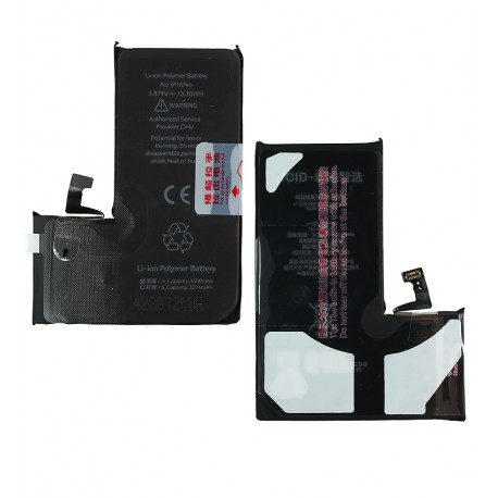 Аккумулятор JC для Apple iPhone 15 Pro, Li-ion, 3,879 В, 3580 мАч, увеличенная емкость, без ошибки