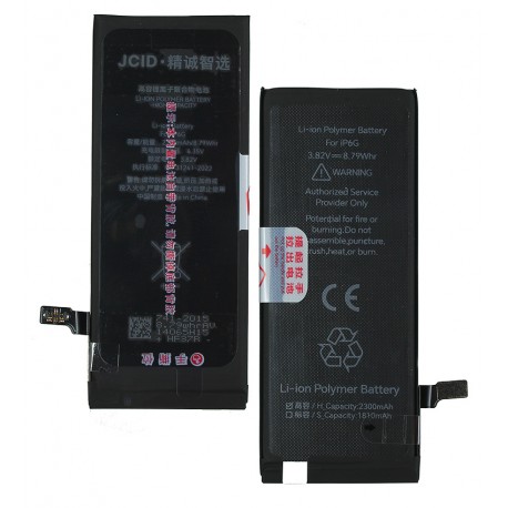 Аккумулятор JC для Apple iPhone 6, Li-ion, 3,82 В, 2310 мАч, увеличенная емкость, без ошибки
