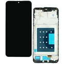 Дисплей Samsung A165 Galaxy A16, чорний, з рамкою, широким обідком, High Quality, (OLED)