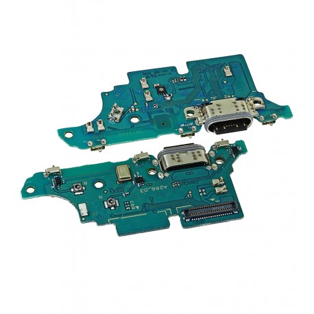 Шлейф для Samsung A266 Galaxy A26, коннектора зарядки, с компонентами, High Quality, плата зарядки