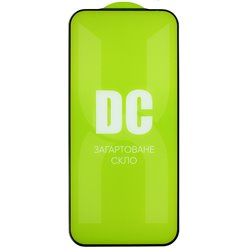 Защитное стекло для Apple iPhone 17 Pro Max, DC, 2.5D, Full Glue, черное