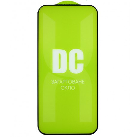 Защитное стекло для Apple iPhone 17 Pro Max, DC, 2.5D, Full Glue, черное