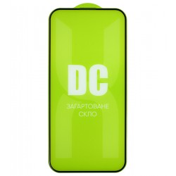 Защитное стекло для Apple 16 Plus, DC, 2.5D, Full Glue, черное