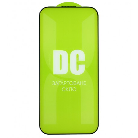Защитное стекло для Apple iPhone 17, DC, 2.5D, Full Glue, черное
