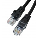 Патч-корд литой 5м, 8Р8С- 8Р8С, UTP RJ45, категория.6, черный, ESSAGER