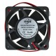 Вентилятор 60 х 60 х 25 мм 12V BJC6025-S (2 дроти) 0.38A підшипник ковзання