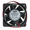 Вентилятор 60 х 60 х 25 мм 12V BJC6025-S (2 дроти) 0.38A підшипник ковзання