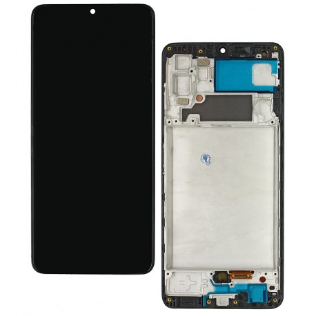 Дисплей для Samsung A325 Galaxy A32, чорний, з рамкою, High Quality, Original LCD size, (OLED) Дисплей для Samsung A325 Galaxy A32, чорний, з рамкою, High Quality, Original LCD size, (OLED)
