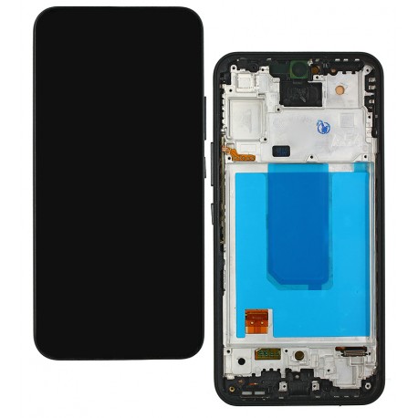Дисплей для Samsung A546 Galaxy A54 5G, чорний, з рамкою, High Quality, (OLED)