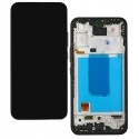 Дисплей для Samsung A546 Galaxy A54 5G, чорний, з рамкою, High Quality, (OLED)