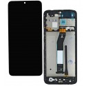 Дисплей для Xiaomi Redmi A3, Redmi A3x, черный, с рамкой, оригинал (PRC), 23129RN51X, 23129RN51H