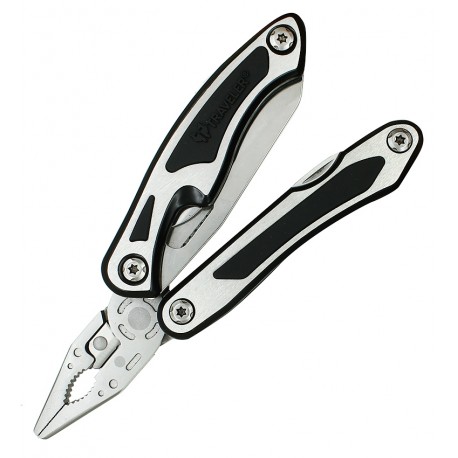 Мультитул Traveler MQ-003G Deluxe плоскогубці 8 в 1, 16 см