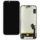 Дисплей для Apple iPhone 14, черный, с рамкой, High Quality, JCID-OLED SOFT