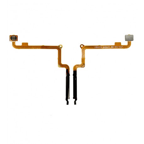 Шлейф для Xiaomi Poco C75, Redmi 14C 4G, Redmi 14C 5G, сканера відбитків пальців (Touch ID), чорний, Midnight Black