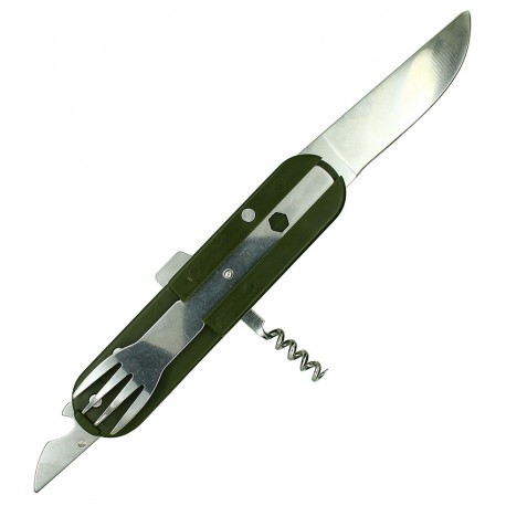 Набір туристичний ніж, виделка, ложка Traveler 14,2 см K-607, 7 в 1 Набір туристичний ніж, виделка, ложка Traveler 14,2 см K-607, 7 в 1