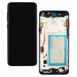 Дисплей для Samsung G965 Galaxy S9 Plus, G965F Galaxy S9 Plus, чорний, з сенсорним екраном, з рамкою, (TFT), China Quality