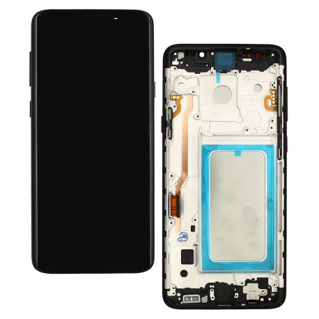 Дисплей для Samsung G965 Galaxy S9 Plus, G965F Galaxy S9 Plus, черный, с тачскрином, с рамкой, (TFT), China Quality