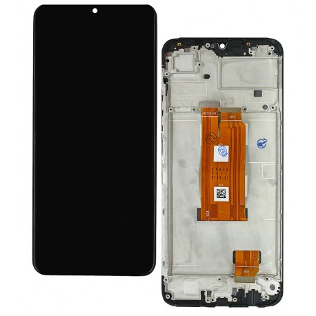 Дисплей для Realme C63 4G, черный, с рамкой, High quality