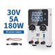 Лабораторный блок питания WEP 305D-V, 30V, 5A, импульсный, цифровая индикация, USB QC 5V-12V, 20W