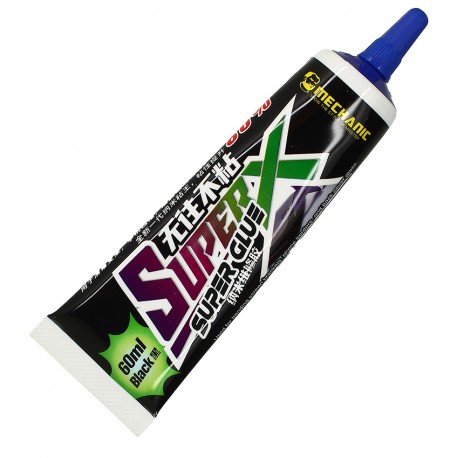 Клей-герметик Mechanic Super X, для приклеивания тачскрина, дисплея, 60 мл, черный