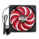 Вентилятор Frime (FWF120HB20PWM), 120 x 120 x 25 мм, 12V, 4pin+Molex, 2000rpm FD, чорний