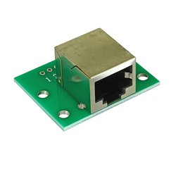 Плата печатная с разъемом RJ45 горизонтальный to DIP Плата печатная с разъемом RJ45 горизонтальный to DIP