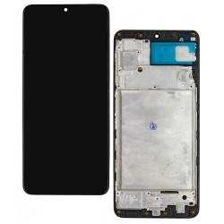 Дисплей для Samsung A225 Galaxy A22, черный, c рамкой, China Quality, (TFT)(od49885)