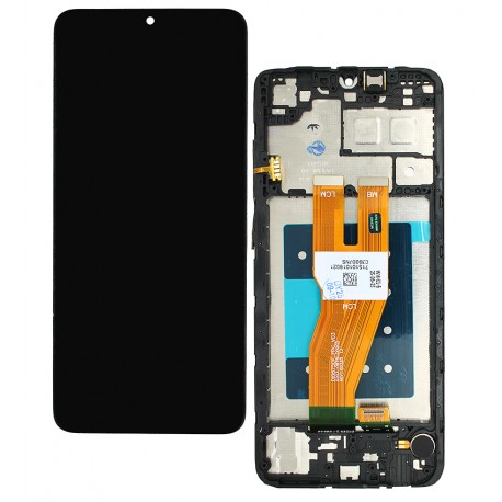 Дисплей для Samsung A055 Galaxy A05, черный, с рамкой, (Box)
