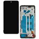 Дисплей для Xiaomi Redmi Note 12 Pro 4G, чорний, з рамкою, копія, (TFT)