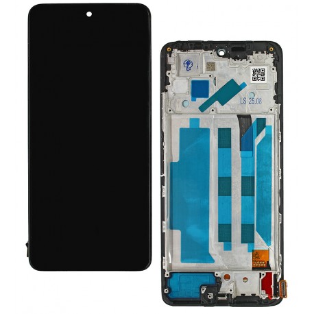 Дисплей для Xiaomi Redmi Note 12 Pro 4G, чорний, з рамкою, копія, (TFT)