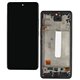 Дисплей для Samsung A536 Galaxy A53 (2022), чорний, з рамкою, China Quality, (TFT)