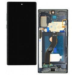 Дисплей для Samsung N975F Galaxy Note 10 Plus, черный, с тачскрином, с рамкой, China Quality, (TFT) Дисплей для Samsung N975F Galaxy Note 10 Plus, черный, с тачскрином, с рамкой, China Quality, (TFT)